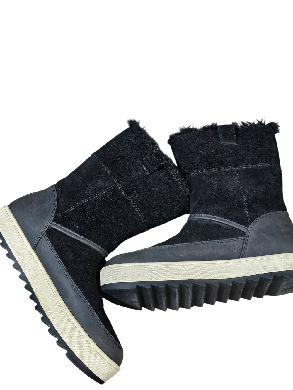 Women's KOOLABURRA UGG Tynlee Black Shearling Winter Boots womens 9
